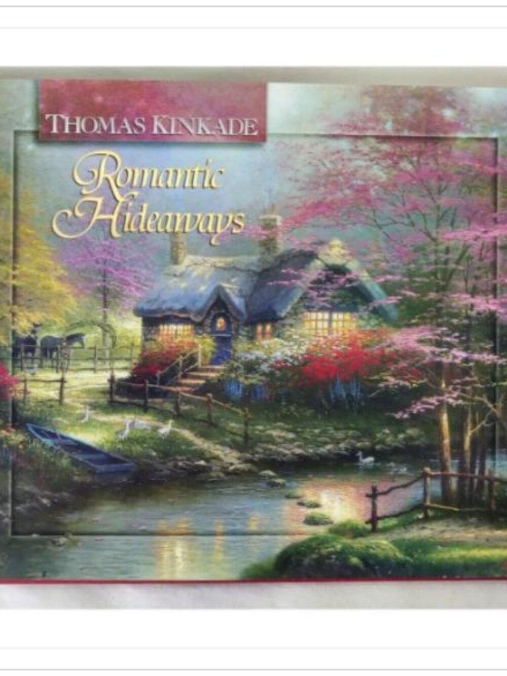 Thomas Kinkade Romantic Hideaways Harvest House Publishers Art Book 1st 1997 HC
